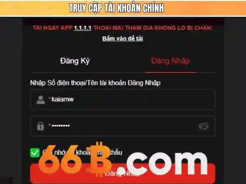 Hướng Dẫn Đăng Ký 66B Chính Thức